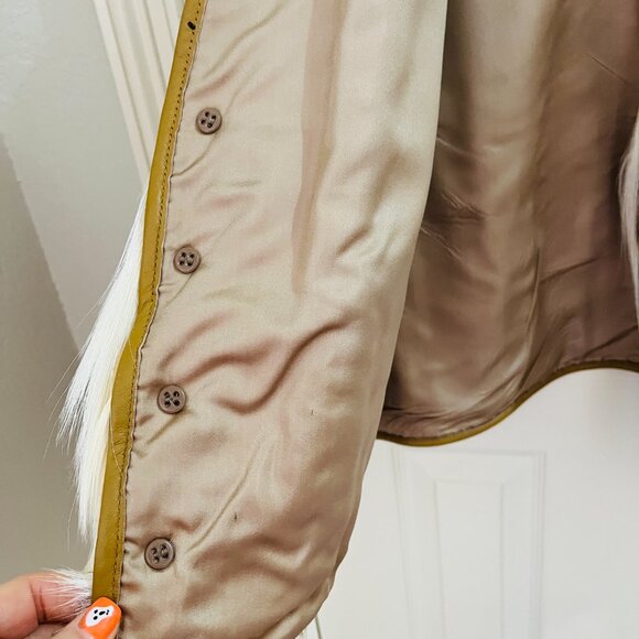 Vintage Bill Robinson cow hide vest size Large - Picture 5 of 17